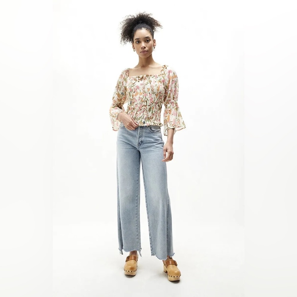 NWT: Lost + Wander Floral Fitted Top